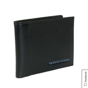 [New] Tommy Hilfiger Grain Leather Wallet